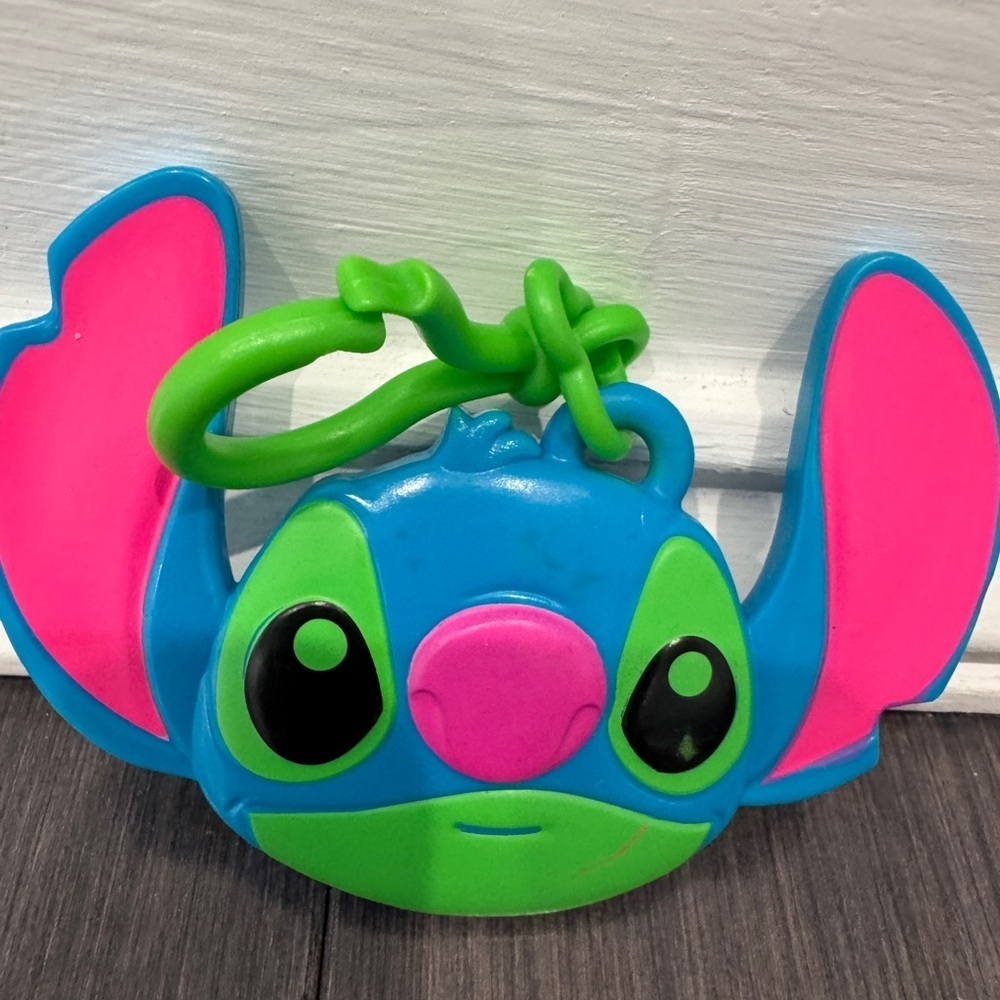 Disney Lilo and Stitch Blue and Pink Stitch Kids Keychain Decor Girl Boy - Picture 2 of 4